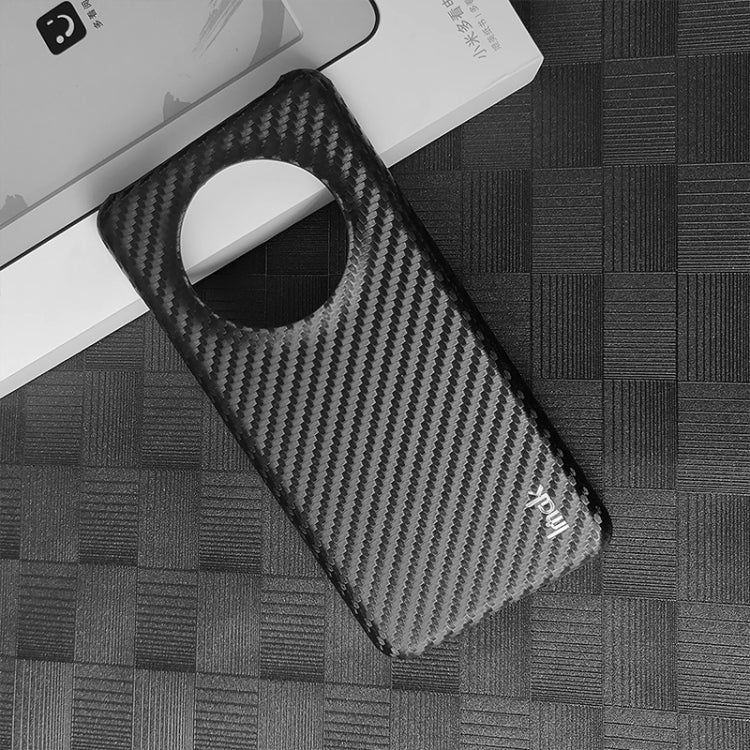 For Huawei Mate 50 imak Ruiyi Series Carbon Fiber PU + PC Phone Case