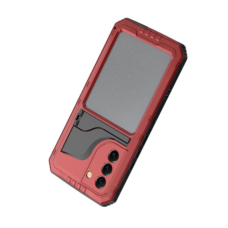 For Samsung Galaxy S22+ 5G Metal + Silicone Phone Case with Screen Protector