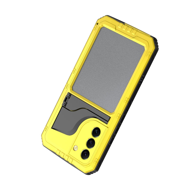 For Samsung Galaxy S22+ 5G Metal + Silicone Phone Case with Screen Protector