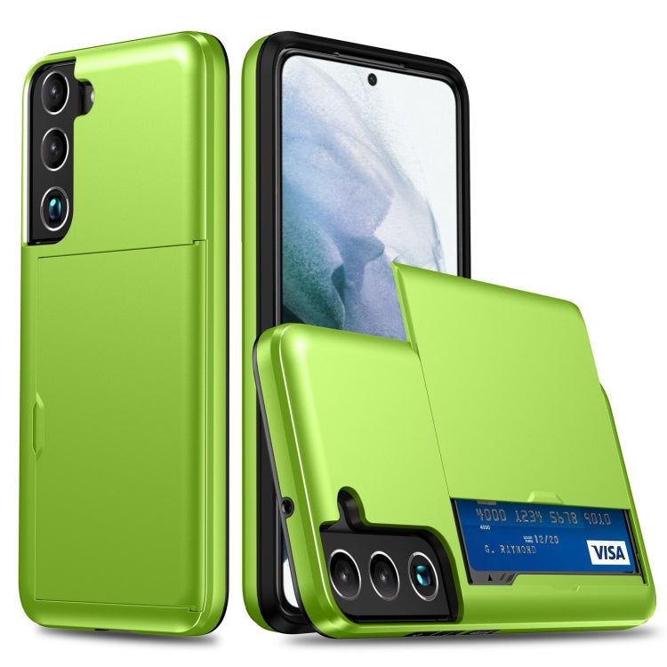 For Samsung Galaxy S23+ 5G Shockproof Armor Phone Case with Card Slot