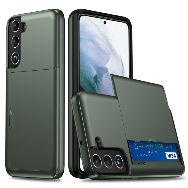 For Samsung Galaxy S23+ 5G Shockproof Armor Phone Case with Card Slot