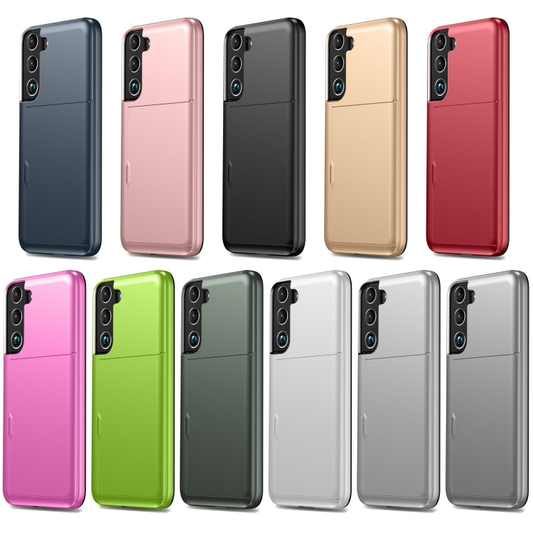 For Samsung Galaxy S23+ 5G Shockproof Armor Phone Case with Card Slot