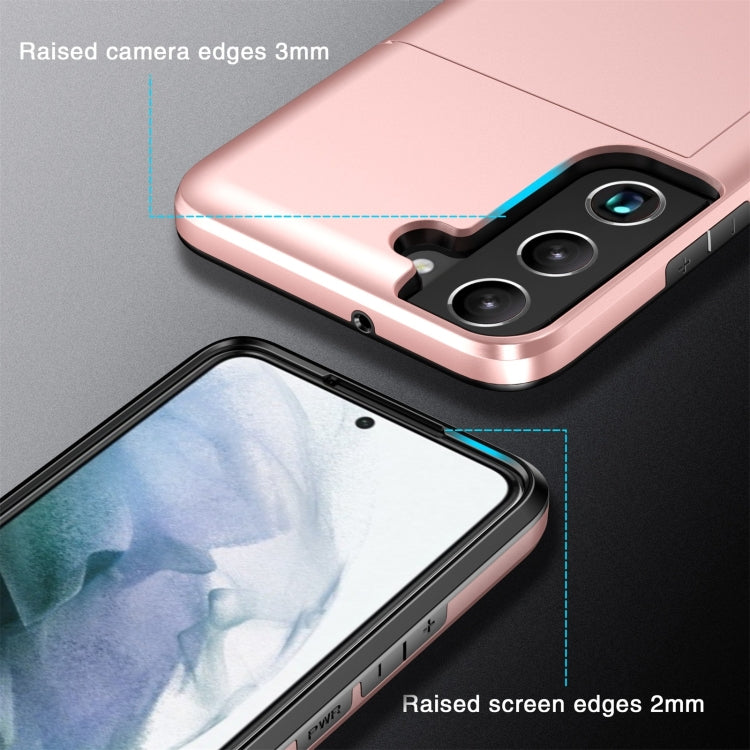 For Samsung Galaxy S23+ 5G Shockproof Armor Phone Case with Card Slot