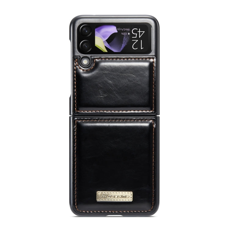For Samsung Galaxy Z Flip4 CaseMe 003 Crazy Horse Texture Leather Phone Case
