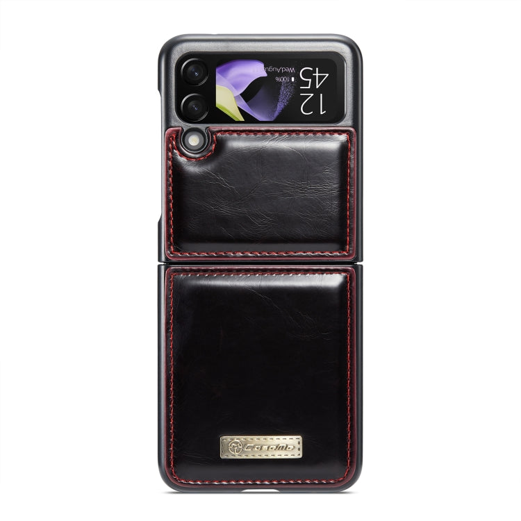 For Samsung Galaxy Z Flip4 CaseMe 003 Crazy Horse Texture Leather Phone Case
