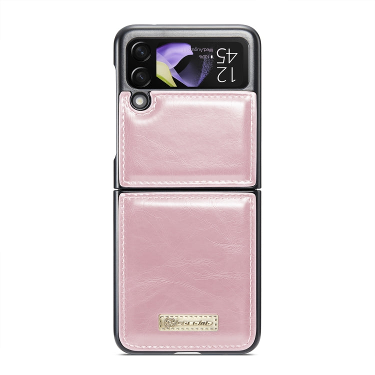For Samsung Galaxy Z Flip4 CaseMe 003 Crazy Horse Texture Leather Phone Case