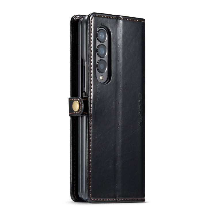 For Samsung Galaxy Z Fold4 CaseMe 003 Crazy Horse Texture Leather Phone Case