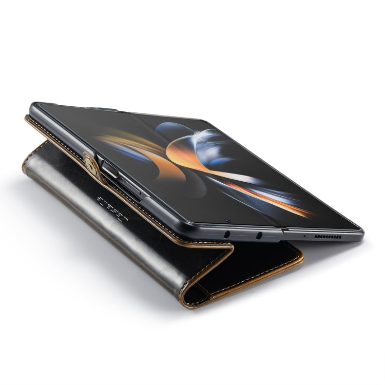 For Samsung Galaxy Z Fold4 CaseMe 003 Crazy Horse Texture Leather Phone Case