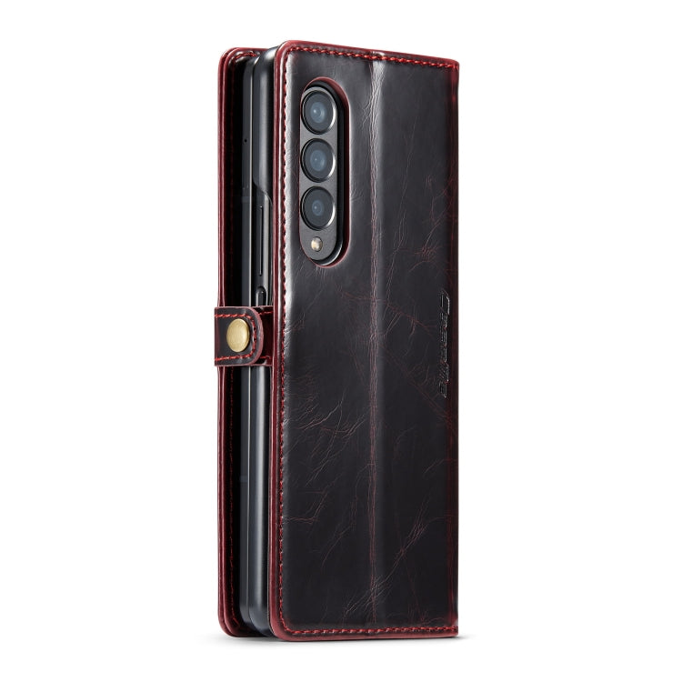 For Samsung Galaxy Z Fold4 CaseMe 003 Crazy Horse Texture Leather Phone Case