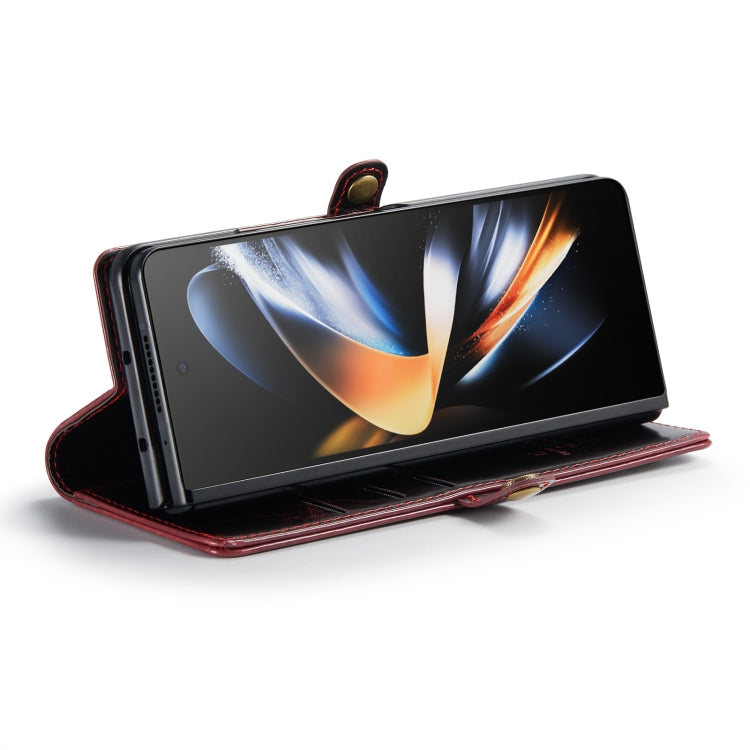 For Samsung Galaxy Z Fold4 CaseMe 003 Crazy Horse Texture Leather Phone Case