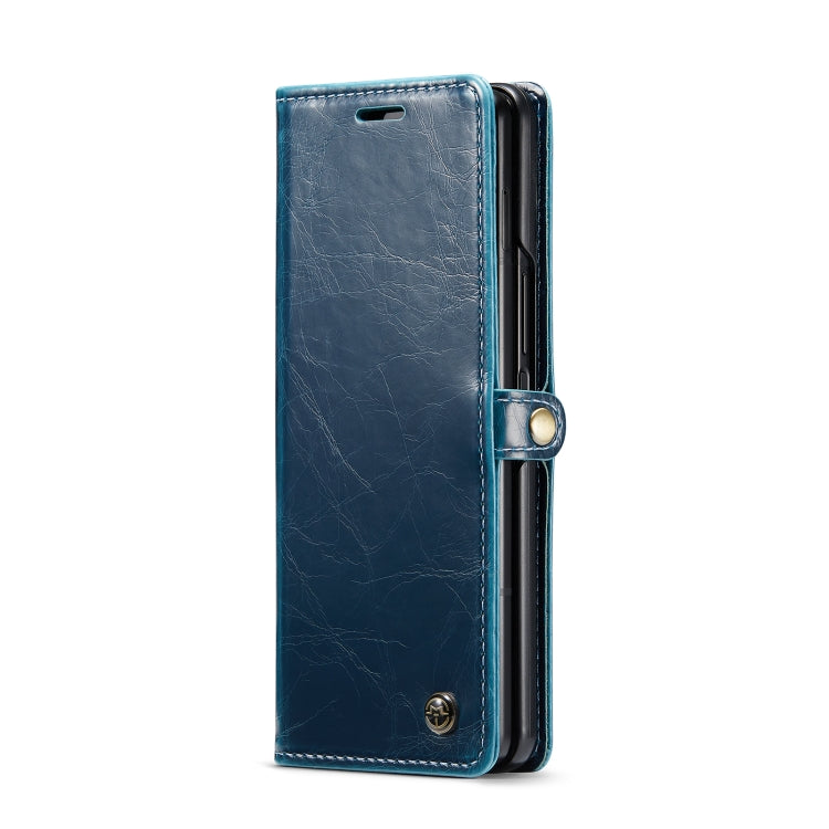For Samsung Galaxy Z Fold4 CaseMe 003 Crazy Horse Texture Leather Phone Case