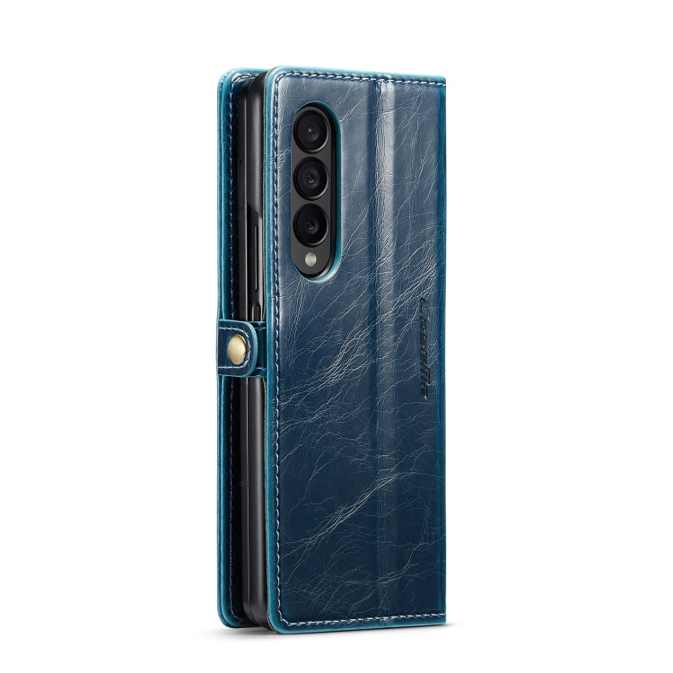For Samsung Galaxy Z Fold4 CaseMe 003 Crazy Horse Texture Leather Phone Case