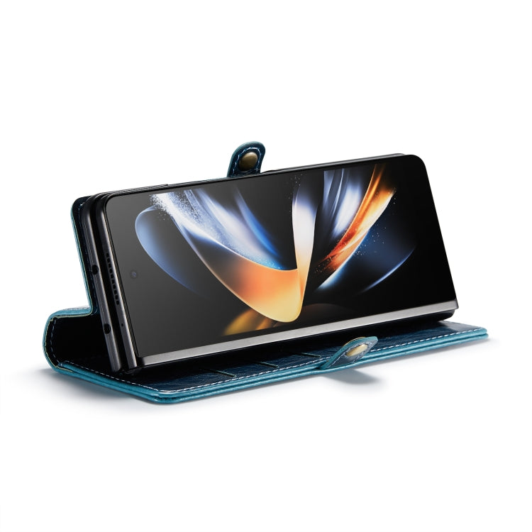 For Samsung Galaxy Z Fold4 CaseMe 003 Crazy Horse Texture Leather Phone Case