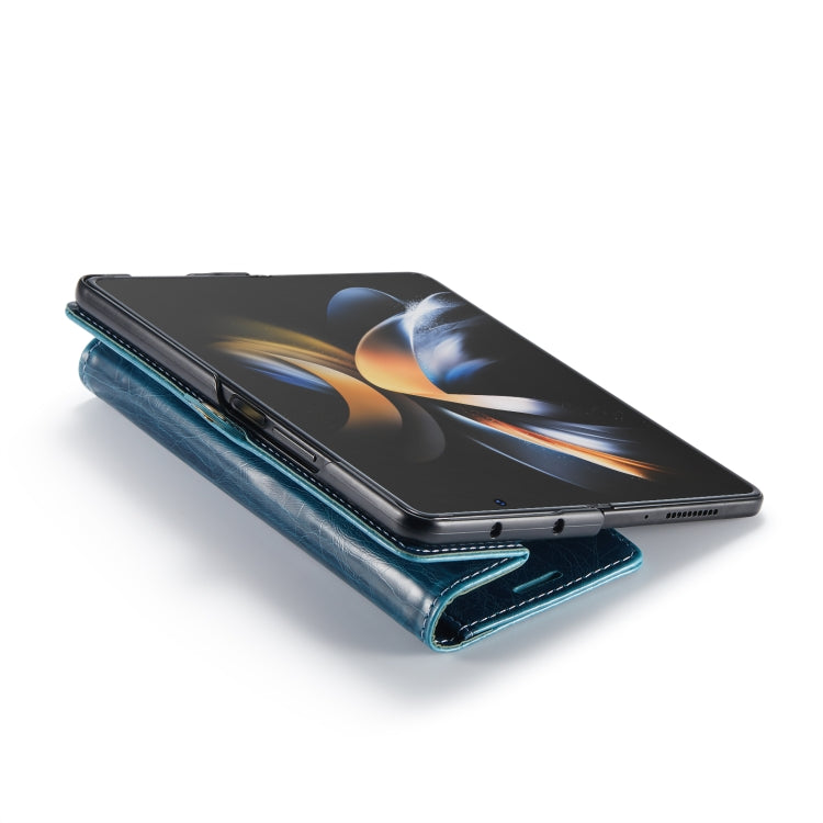 For Samsung Galaxy Z Fold4 CaseMe 003 Crazy Horse Texture Leather Phone Case