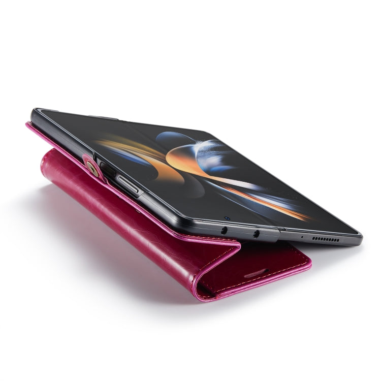 For Samsung Galaxy Z Fold4 CaseMe 003 Crazy Horse Texture Leather Phone Case