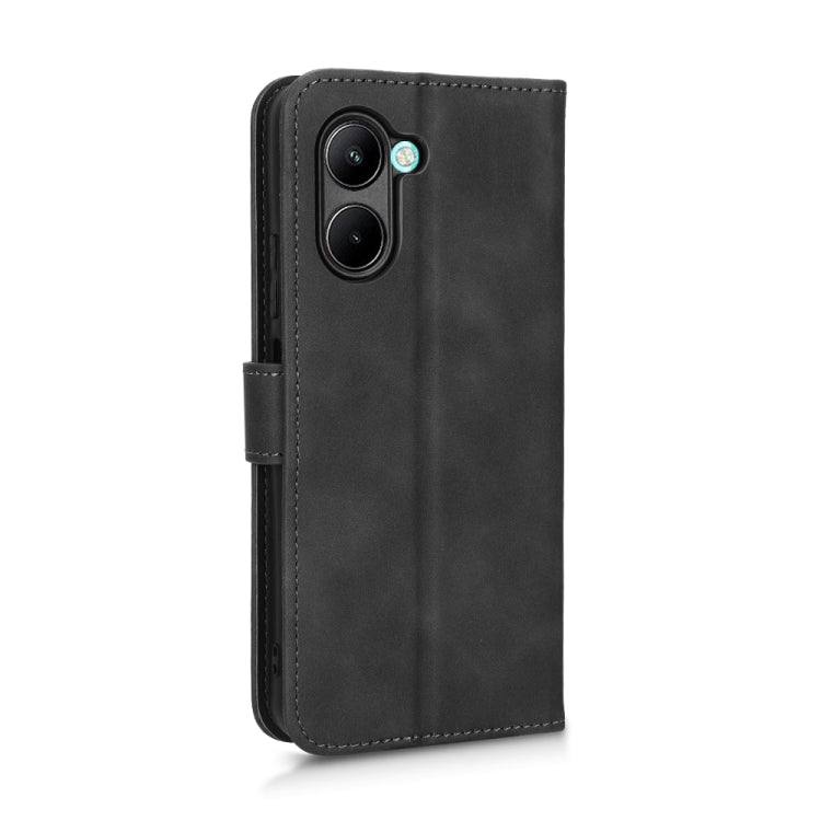 For Realme C33 Skin Feel Magnetic Flip Leather Phone Case
