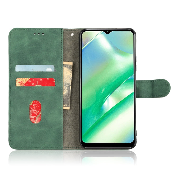 For Realme C33 Skin Feel Magnetic Flip Leather Phone Case