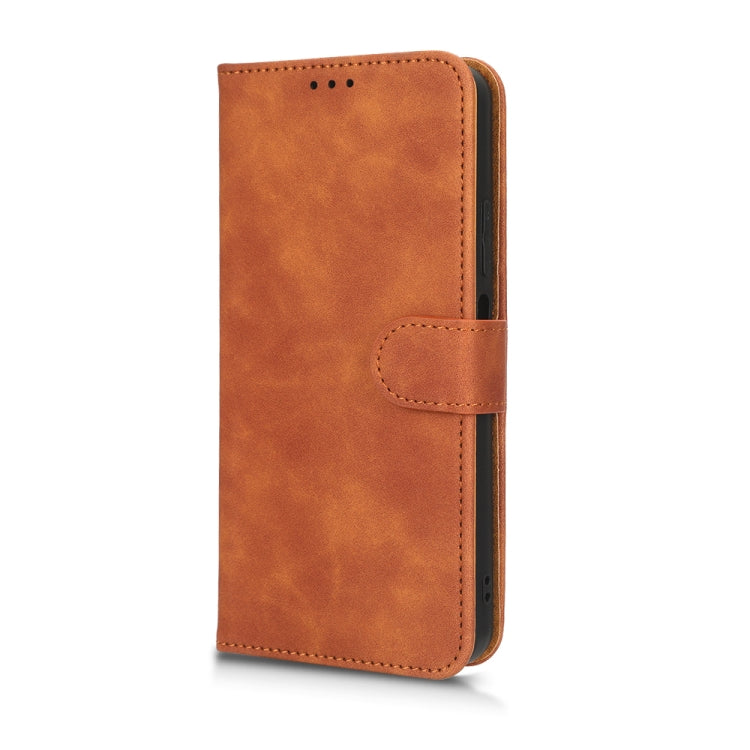 For Realme C33 Skin Feel Magnetic Flip Leather Phone Case