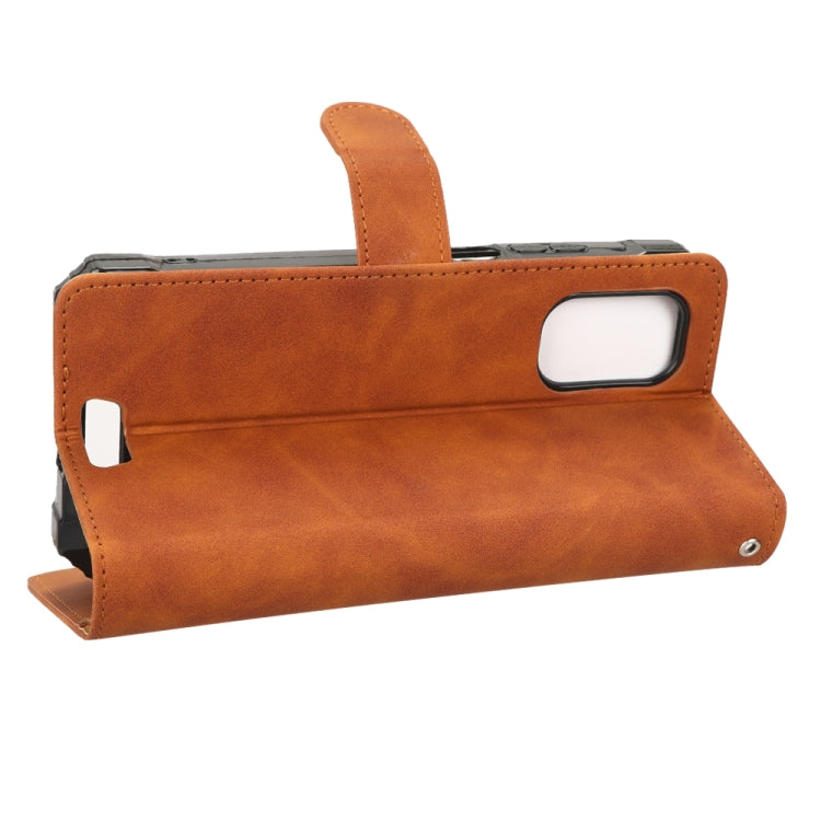 For Blackview BV7100 Skin Feel Magnetic Flip Leather Phone Case