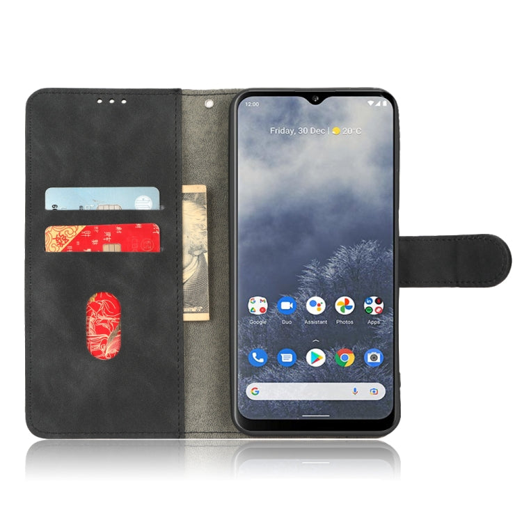 For Nokia G60 Skin Feel Magnetic Flip Leather Phone Case