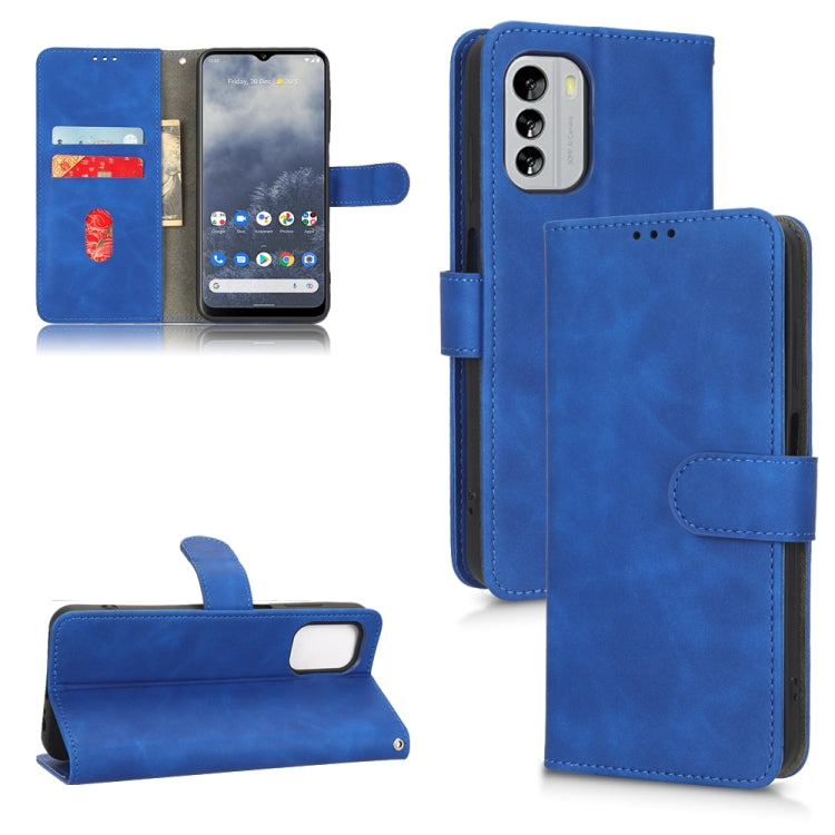 For Nokia G60 Skin Feel Magnetic Flip Leather Phone Case