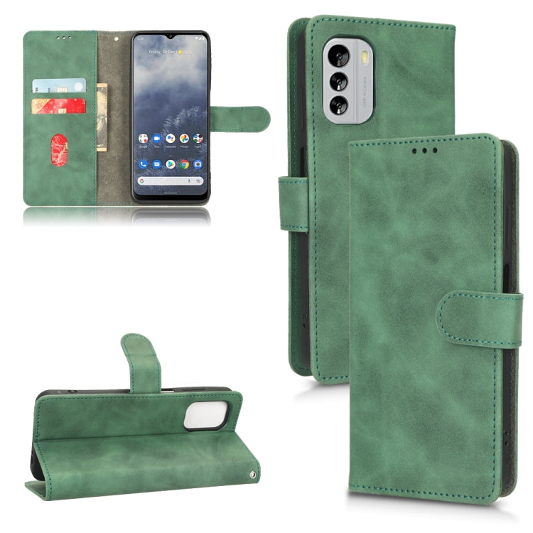 For Nokia G60 Skin Feel Magnetic Flip Leather Phone Case