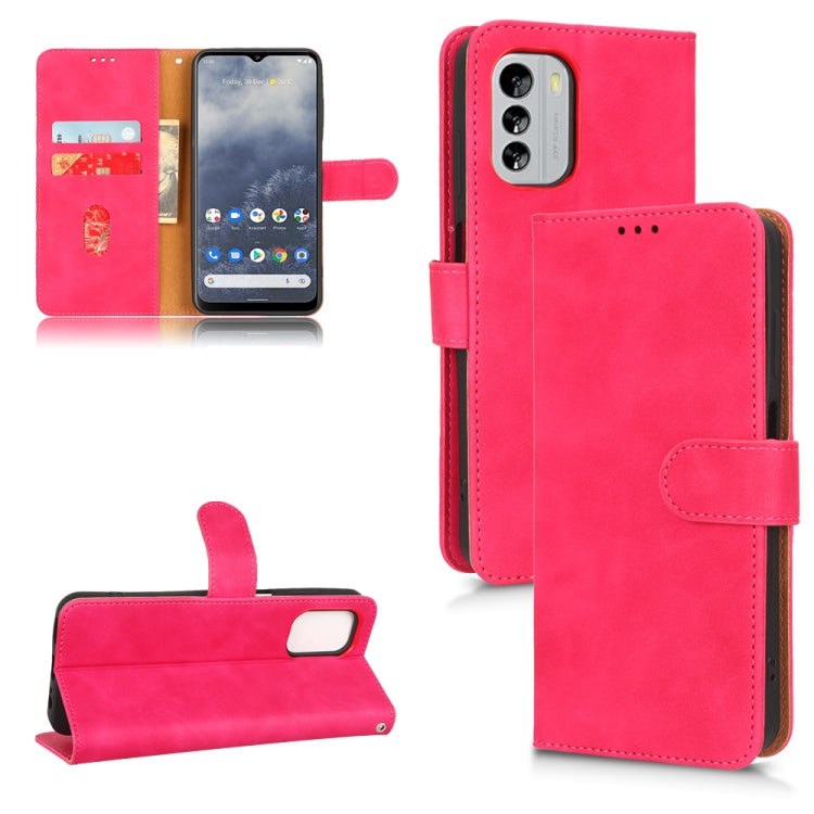For Nokia G60 Skin Feel Magnetic Flip Leather Phone Case