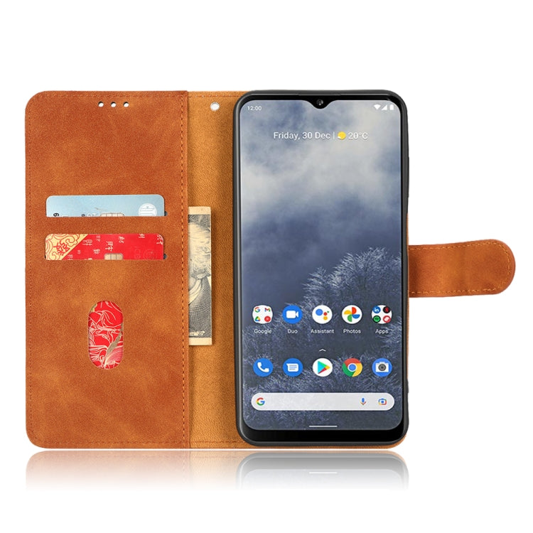 For Nokia G60 Skin Feel Magnetic Flip Leather Phone Case