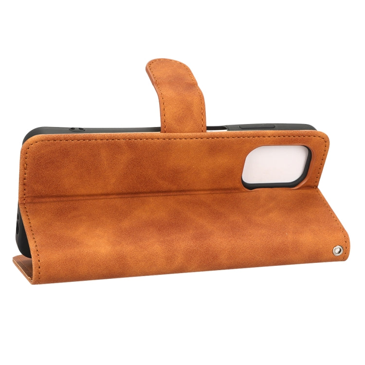 For Nokia G60 Skin Feel Magnetic Flip Leather Phone Case