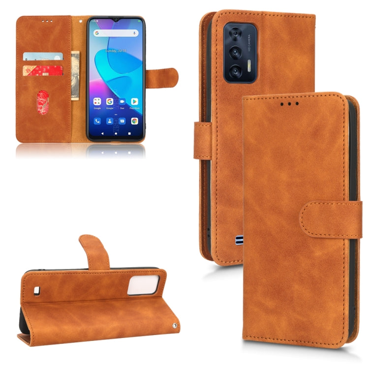 For Oukitel C31 Skin Feel Magnetic Flip Leather Phone Case