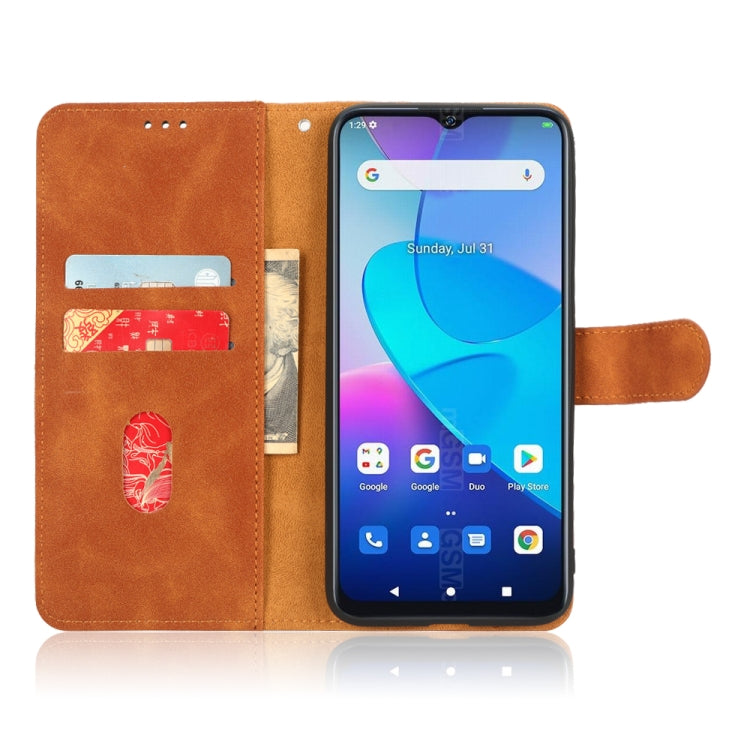 For Oukitel C31 Skin Feel Magnetic Flip Leather Phone Case