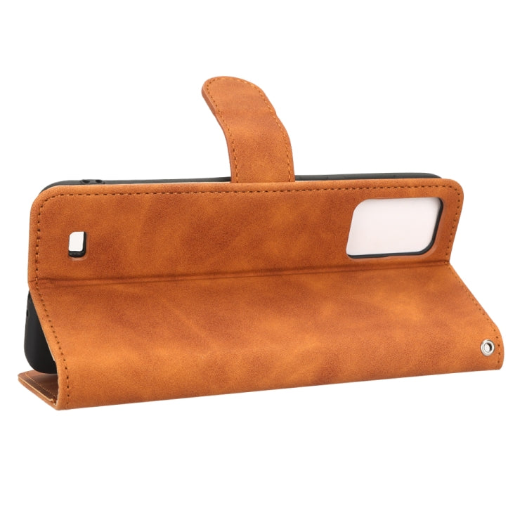 For Oukitel C31 Skin Feel Magnetic Flip Leather Phone Case
