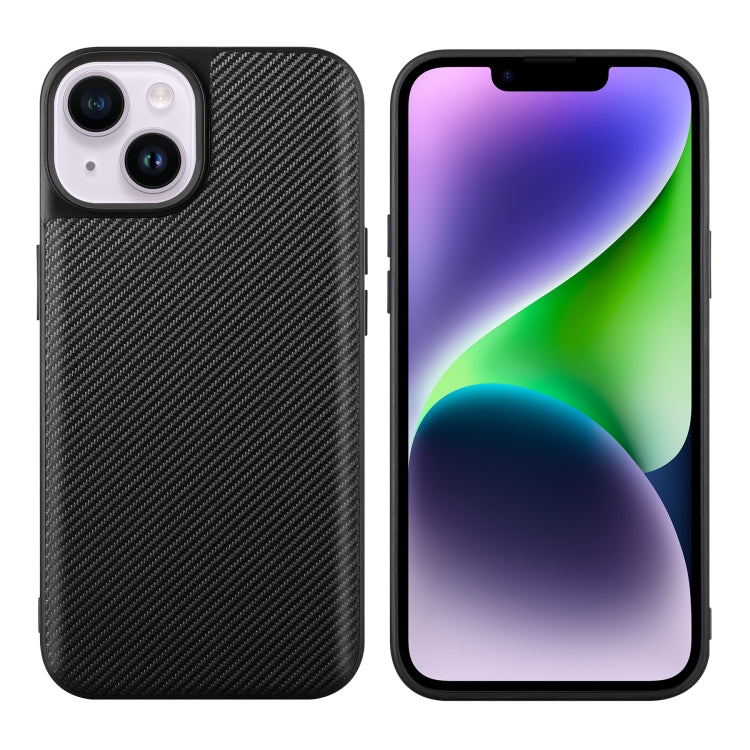 For iPhone 14 ViLi TC Series Kevlar Carbon Fiber Texture Phone Case(Black)