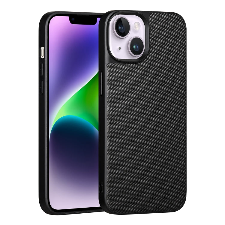 For iPhone 14 ViLi TC Series Kevlar Carbon Fiber Texture Phone Case(Black)