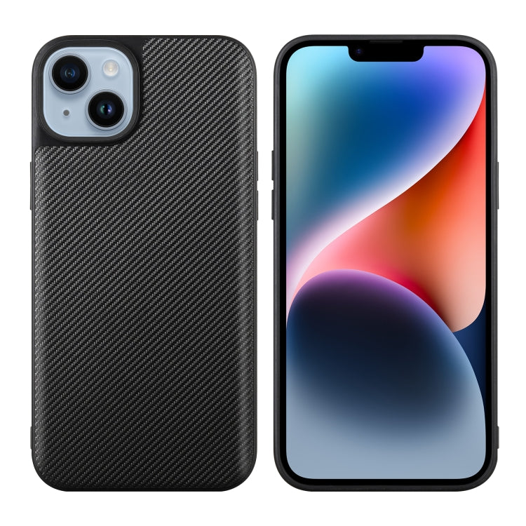 For iPhone 14 Plus ViLi TC Series Kevlar Carbon Fiber Texture Phone Case(Black)