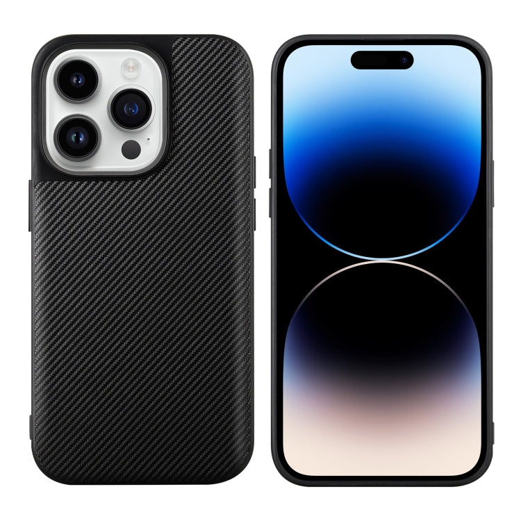 For iPhone 14 Pro ViLi TC Series Kevlar Carbon Fiber Texture Phone Case(Black)