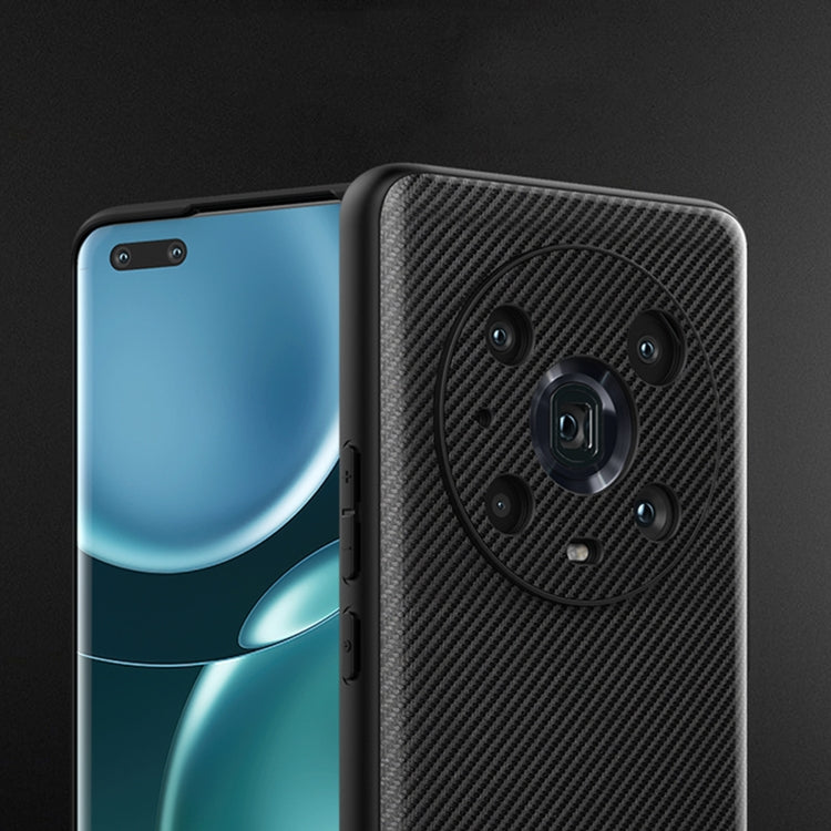 For Honor Magic4 Pro ViLi TC Series Kevlar Carbon Fiber Texture Phone Case(Black)