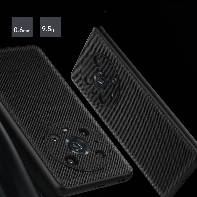 For Honor Magic4 Pro ViLi TC Series Kevlar Carbon Fiber Texture Phone Case(Black)