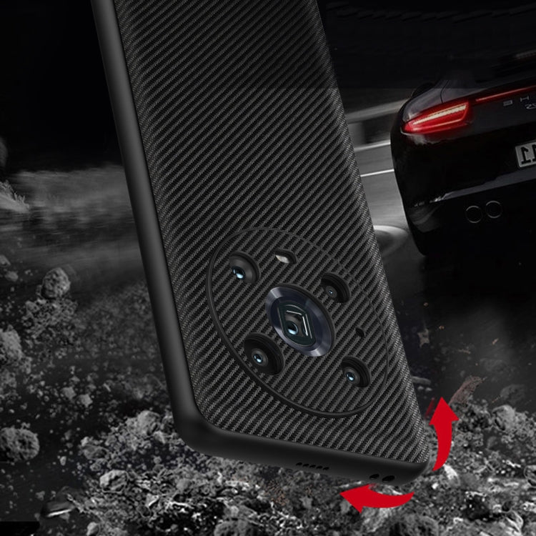 For Honor Magic4 Pro ViLi TC Series Kevlar Carbon Fiber Texture Phone Case(Black)