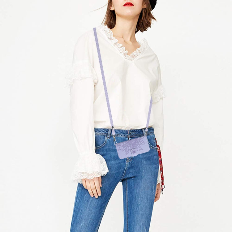 For OPPO A73 4G Skin Feel Sun Flower Pattern Flip Leather Phone Case with Lanyard