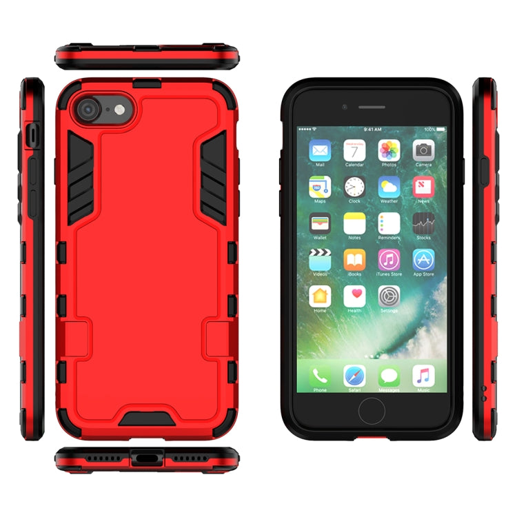For iPhone SE 2022 / SE 2020 PC + TPU Shockproof Protective Case