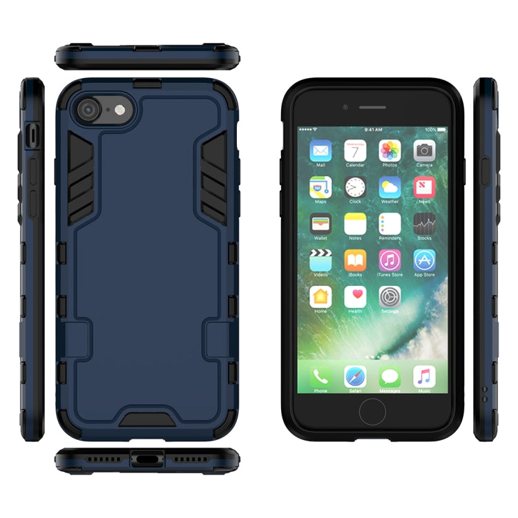 For iPhone SE 2022 / SE 2020 / 8 / 7 PC + TPU Shockproof Protective Case
