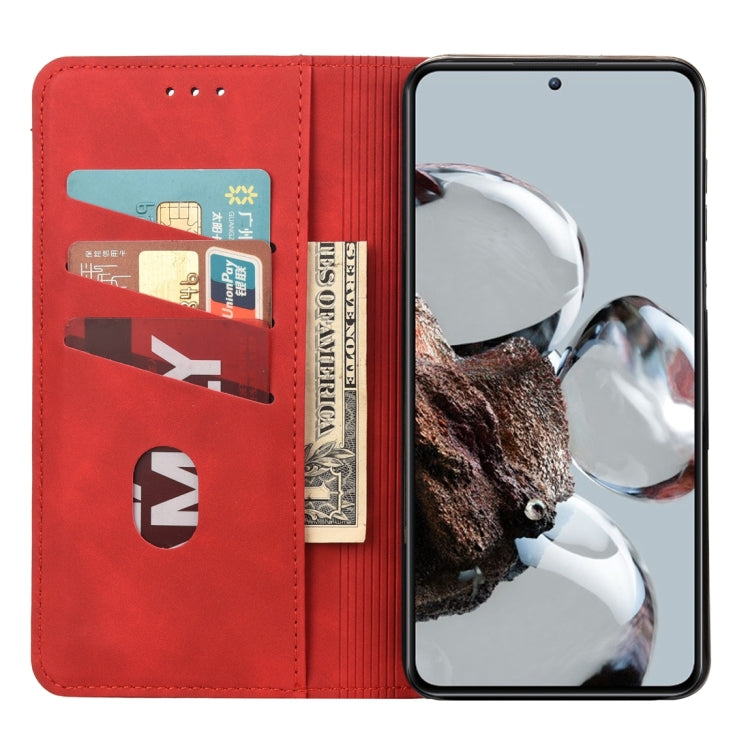 For Xiaomi 12T / 12T Pro / Redmi K50 Ultra Skin Feel Splicing Leather Phone Case