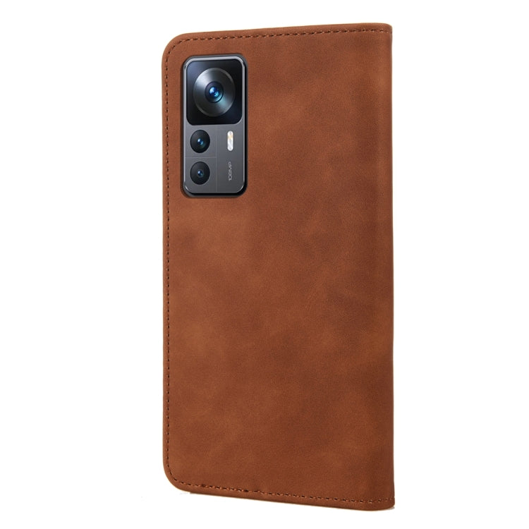 For Xiaomi 12T / 12T Pro / Redmi K50 Ultra Skin Feel Splicing Leather Phone Case