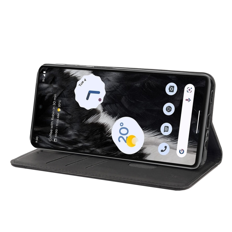 For Google Pixel 7 Pro 5G Skin Feel Splicing Leather Phone Case