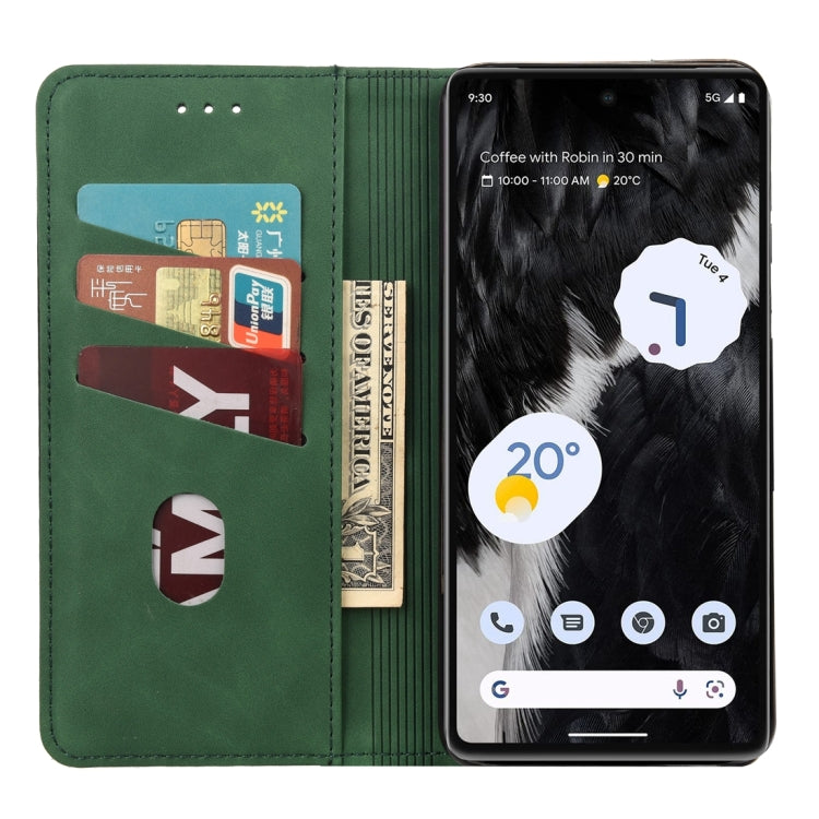 For Google Pixel 7 Pro 5G Skin Feel Splicing Leather Phone Case