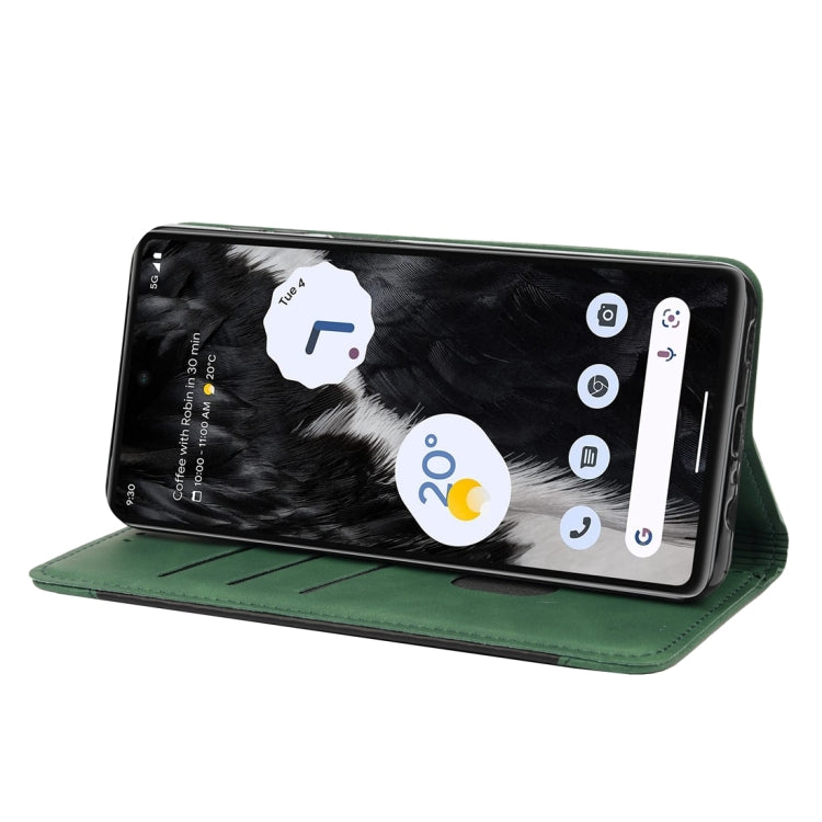 For Google Pixel 7 Pro 5G Skin Feel Splicing Leather Phone Case