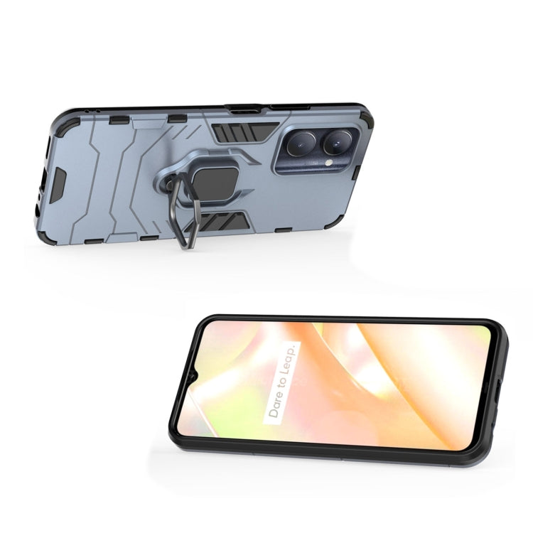 For Realme C33 4G Magnetic Ring Holder PC + TPU Phone Case