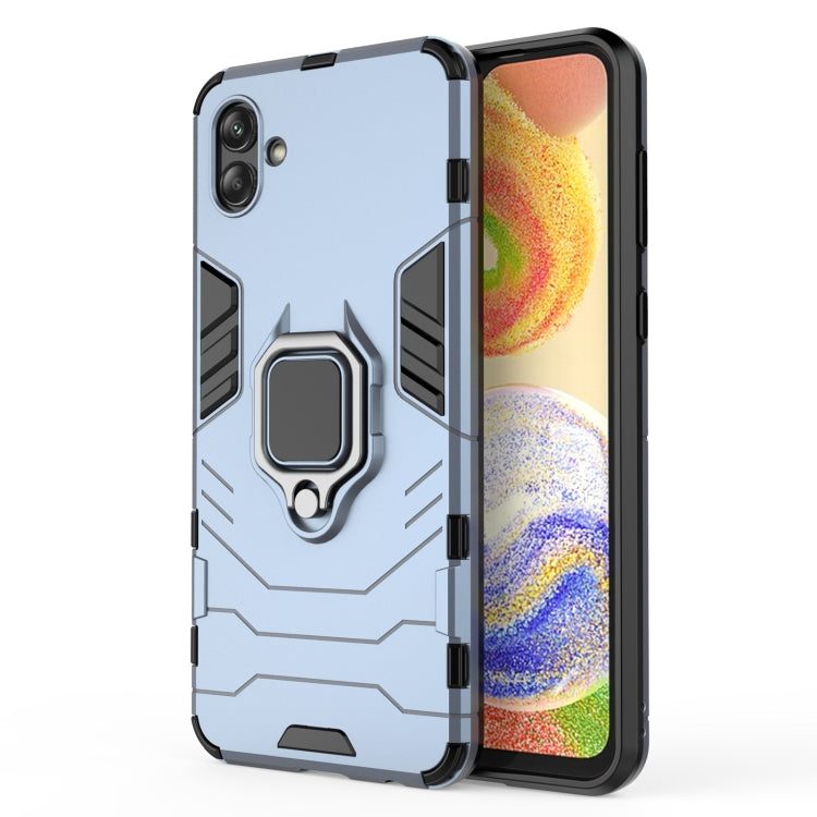 For Samsung Galaxy A04 4G Magnetic Ring Holder PC + TPU Phone Case