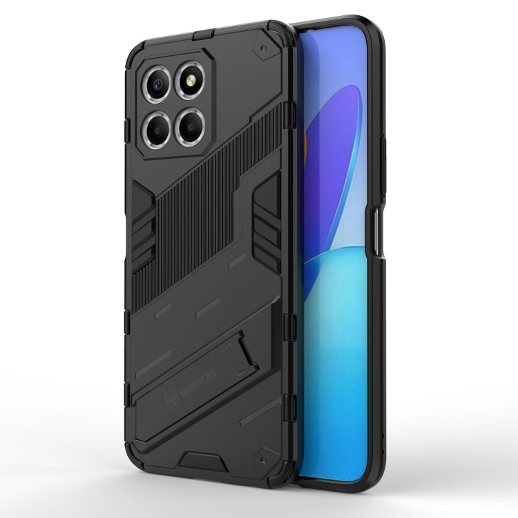 For Honor X8 5G Punk Armor PC + TPU Phone Case with Holder